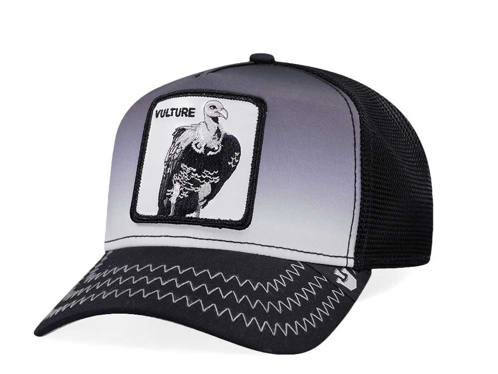 Goorin Bros Vulture Back of Buzzard Black Trucker Snapback Gorra