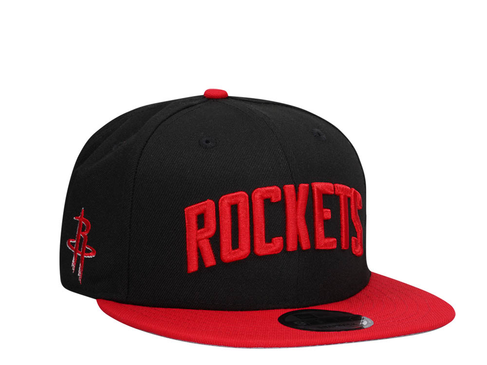 New Era Houston Rockets Black and Red Two Tone Edition 9Fifty Snapback Gorra