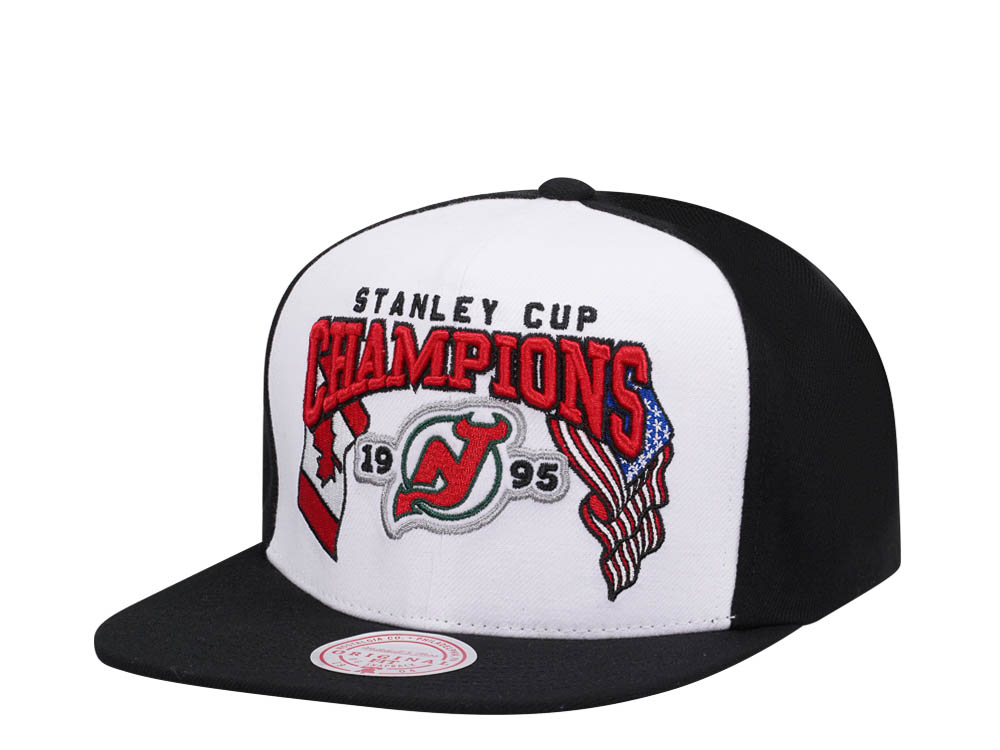 Mitchell & Ness New Jersey Devils Stanley Cup 1995 Vintage Throwback Edition Snapback Gorra