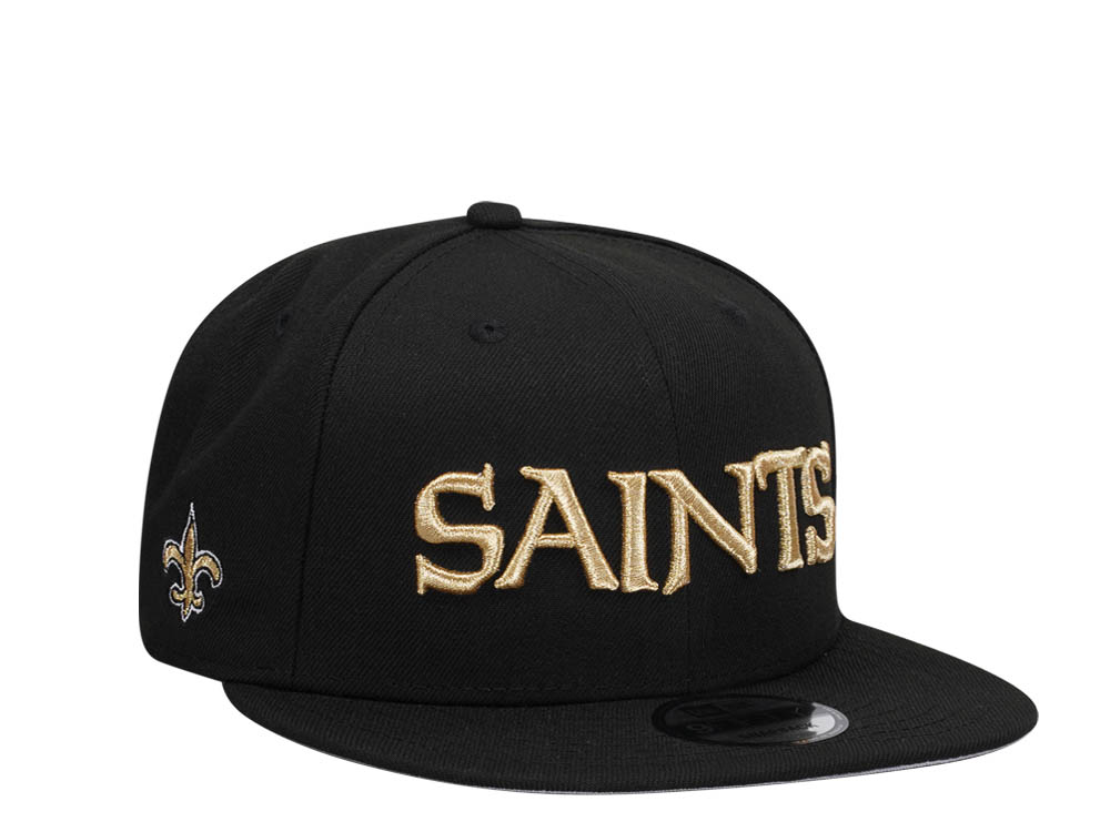 New Era New Orleans Saints Black and Gold Edition 9Fifty Snapback Gorra