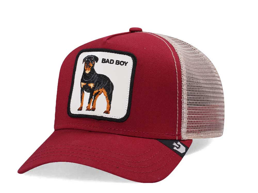 Goorin Bros Baddest Boy Maroon Trucker Snapback Gorra