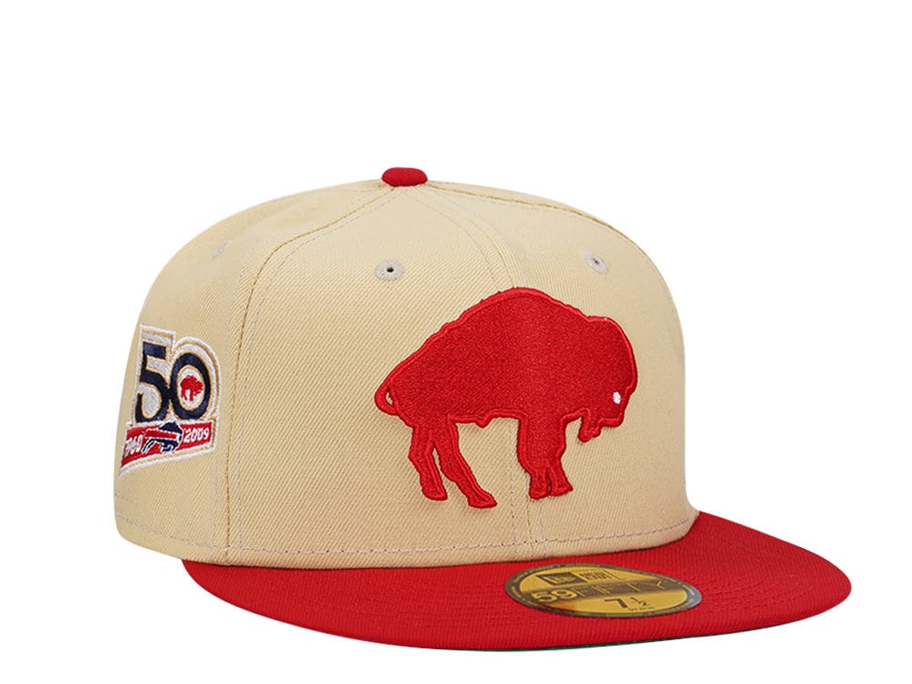 New Era Buffalo Bills 50th Anniversary Two Tone Throwback Edition 59Fifty Fitted Gorra