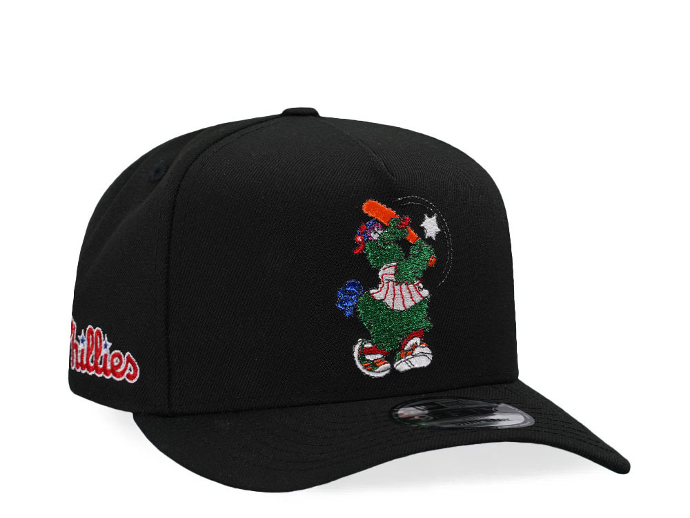 New Era Philadelphia Phillies Phillie Phanatic Throwback Edition A Frame 9Fifty Snapback Gorra