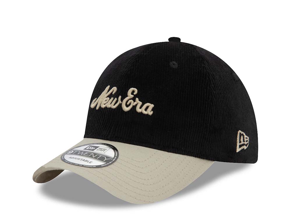 New Era New Era Script Cord Black Black 9Twenty Snapback Gorra