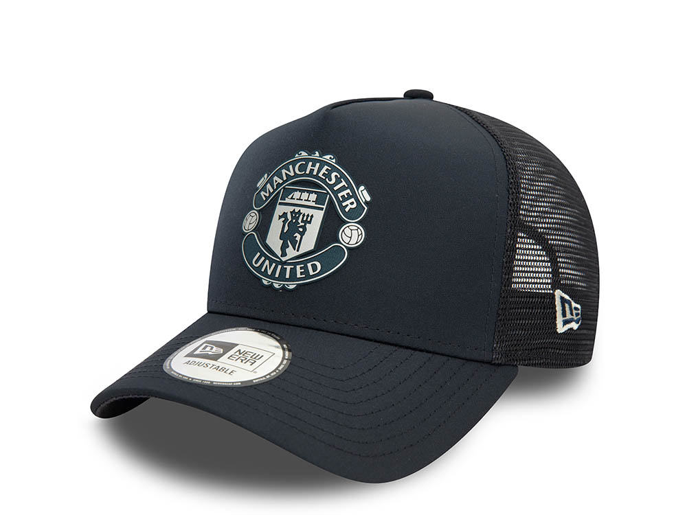 New Era FC Chelsea Black A Frame Trucker Snapback Gorra