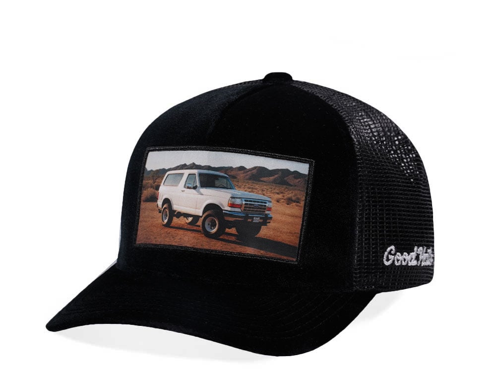 Good Hats The Car Chase Velour Trucker Snapback Gorra