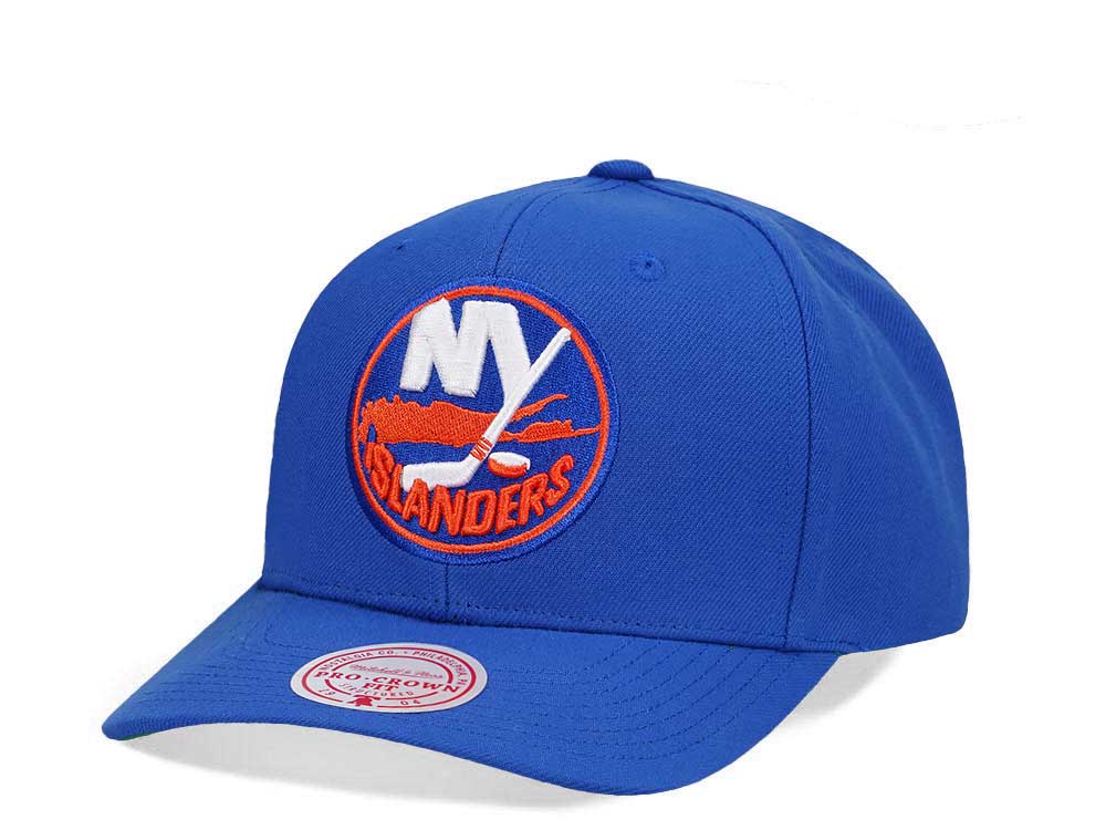 Mitchell & Ness New York Islanders Team Ground 2.0 Pro Blue Snapback Gorra