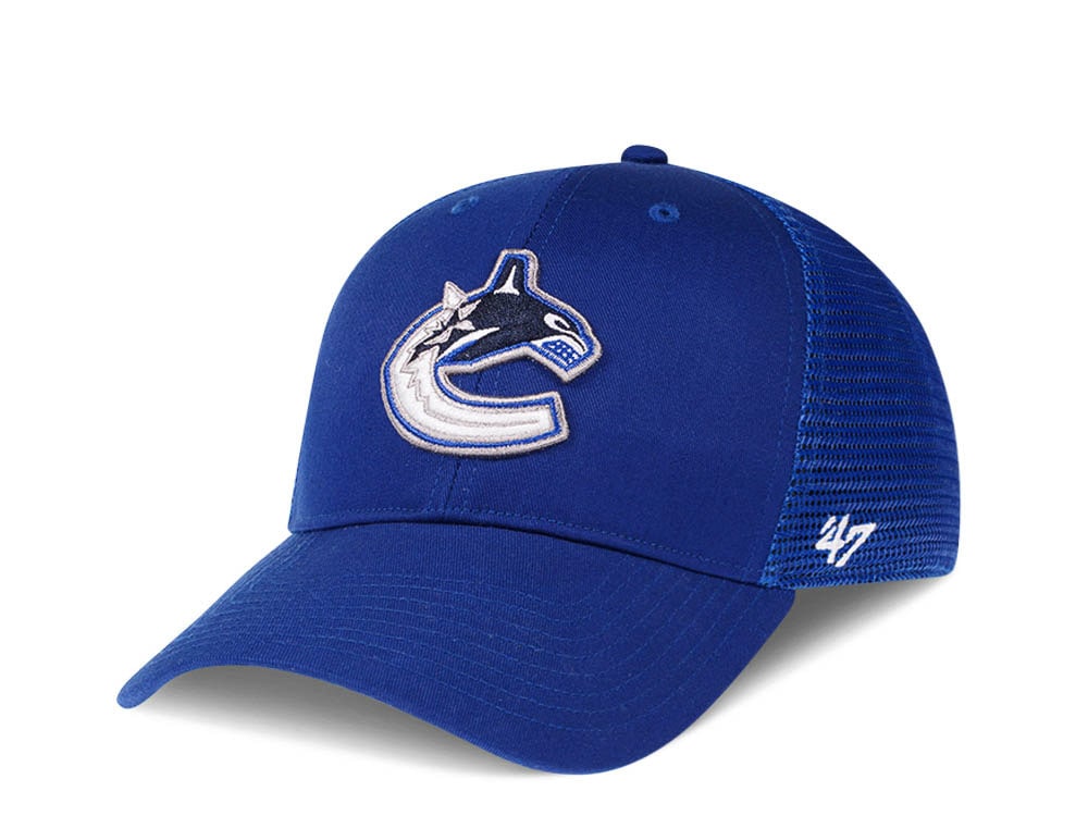 47Brand Vancouver Canucks Classic Blue Trucker Snapback Gorra