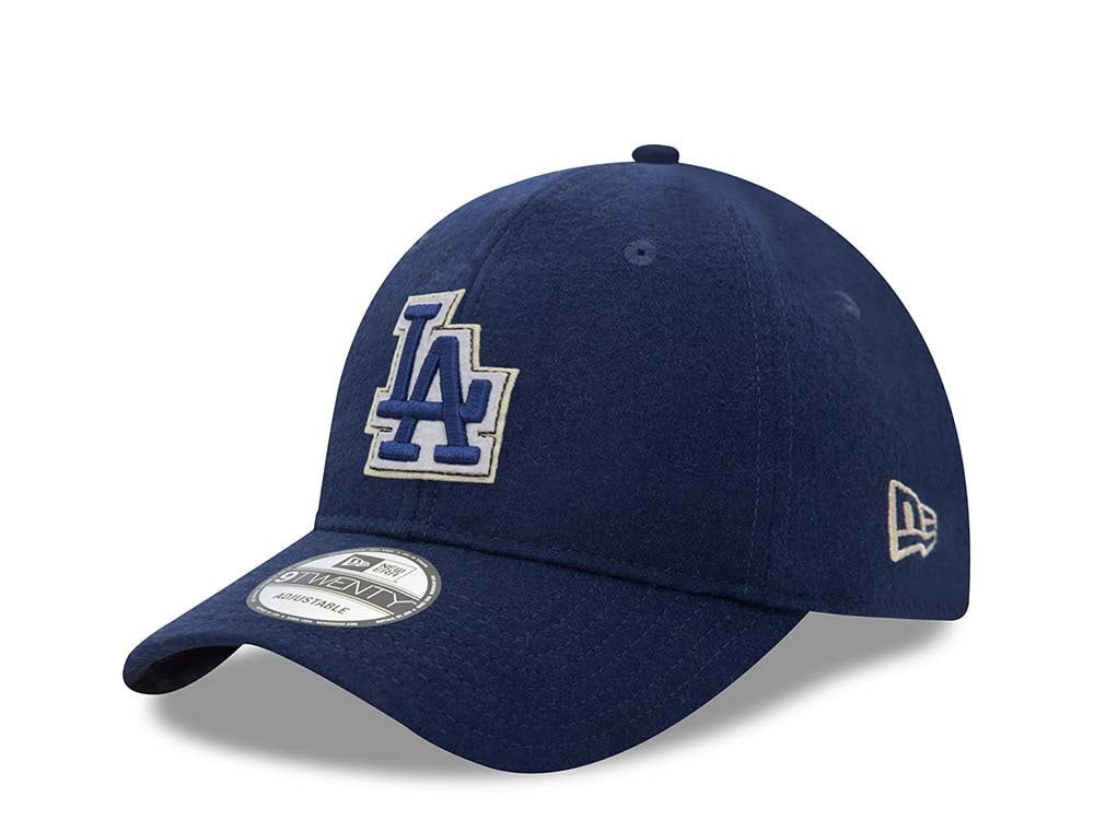 New Era Los Angeles Dodgers Melton Navy 9Twenty Snapback Gorra