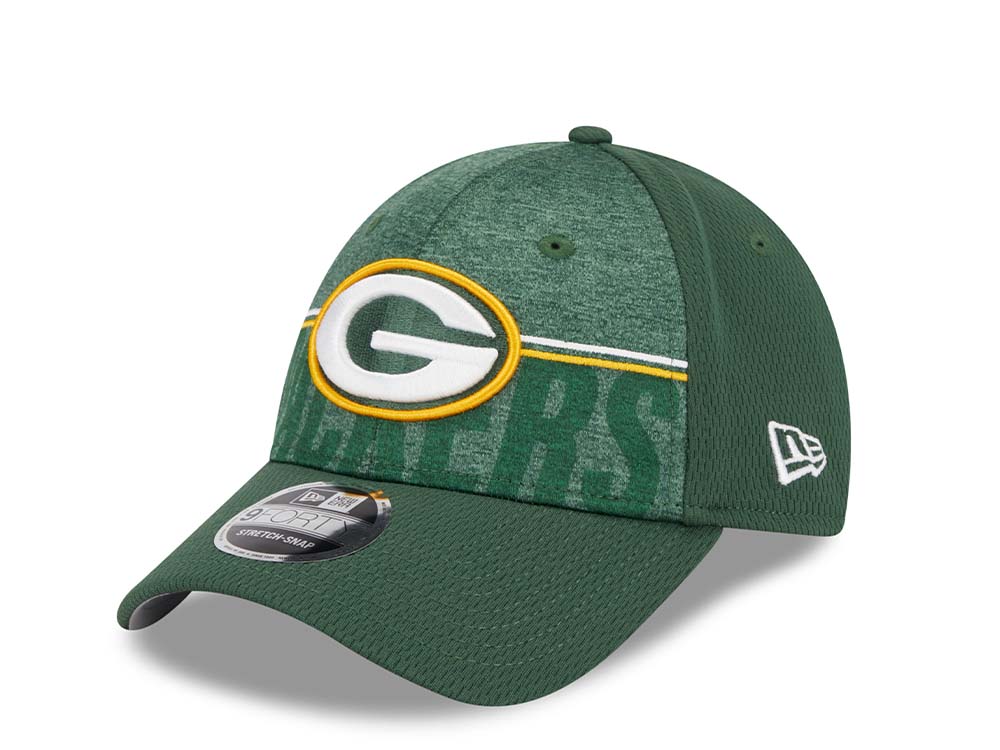 New Era Green Bay Packers NFL Training Camp 23 9Forty Stretch Snapback Gorra