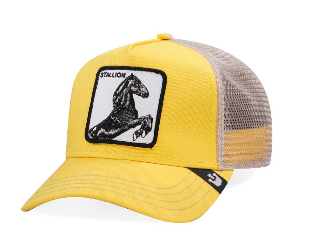 Goorin Bros Stallion Yellow Trucker Snapback Gorra