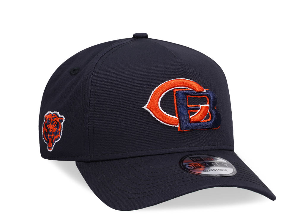 New Era Chicago Bears City Originals Navy Edition 9Forty A Frame Snapback Gorra