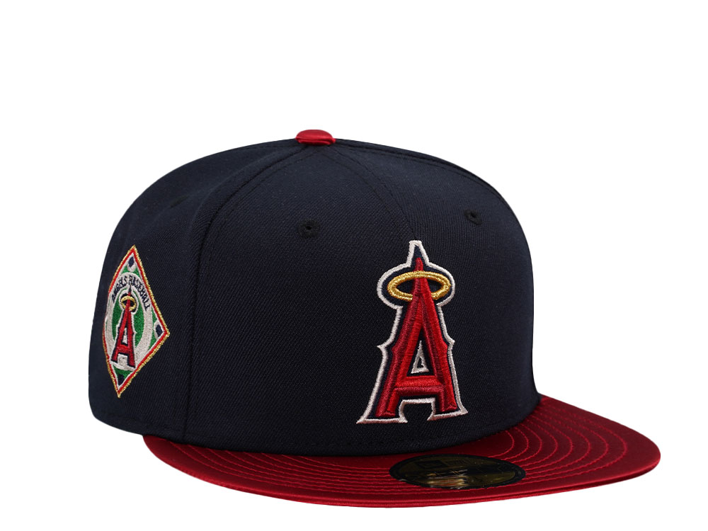 New Era Anaheim Angels Satin Brim Two Tone Edition 59Fifty Fitted Gorra