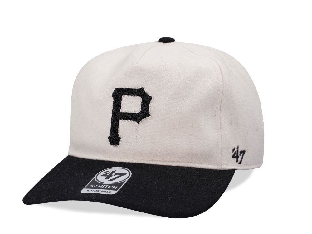 47Brand Pittsburgh Pirates Natural Chain Stitch 47 Hitch Snapback Gorra