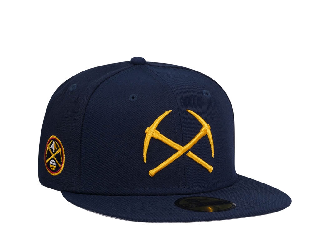 New Era Denver Nuggets Navy Classic Edition 59Fifty Fitted Gorra