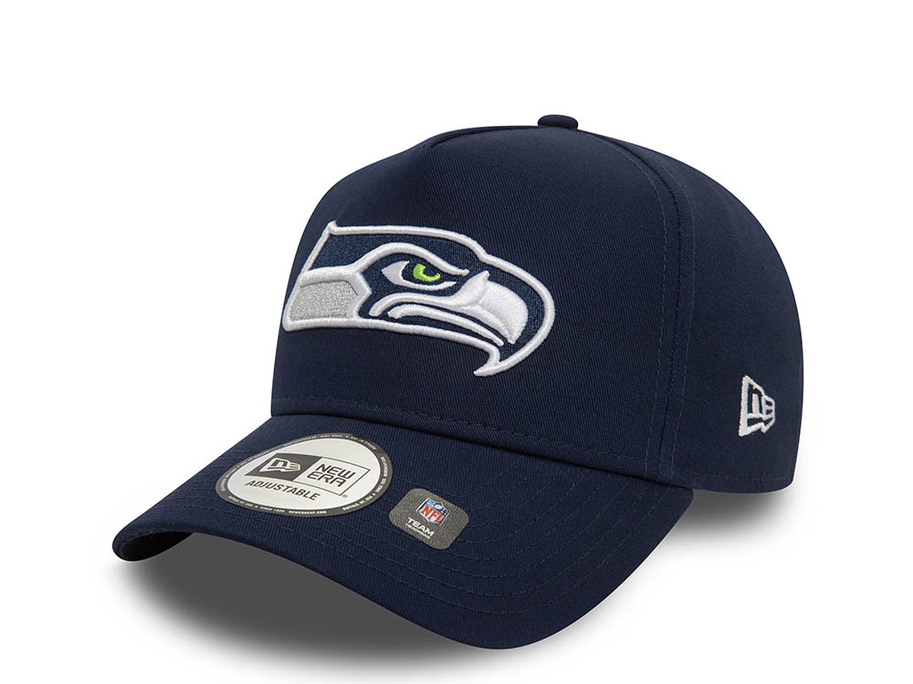 New Era Seattle Seahawks Navy A Frame Snapback Gorra