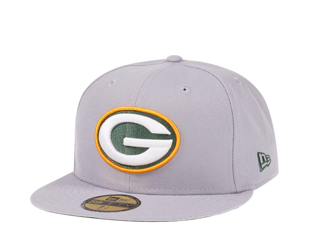 New Era Green Bay Packers Fresh Grey Edition 59Fifty Fitted Gorra