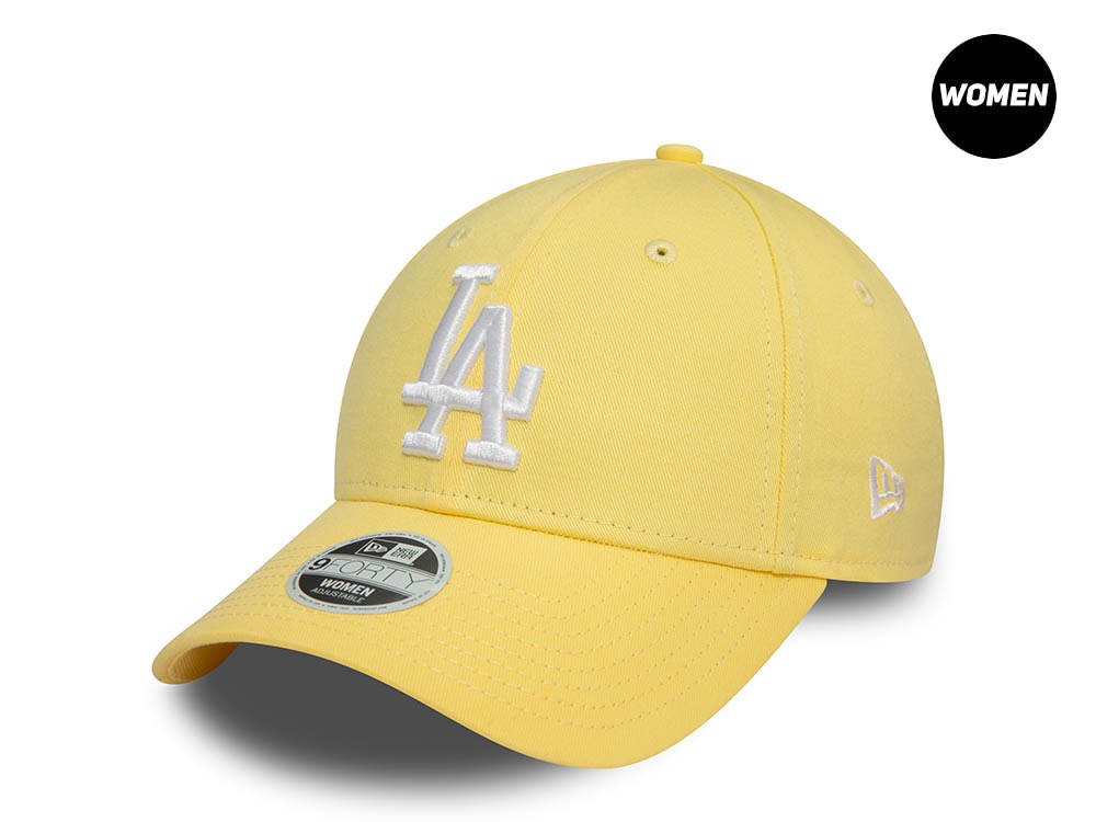 New Era Los Angeles Dodgers League Sunny Yellow Womens 9Forty Snapback Gorra