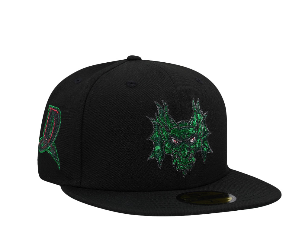 New Era Dayton Dragons Green Liquid Metallic Edition 59Fifty Fitted Gorra