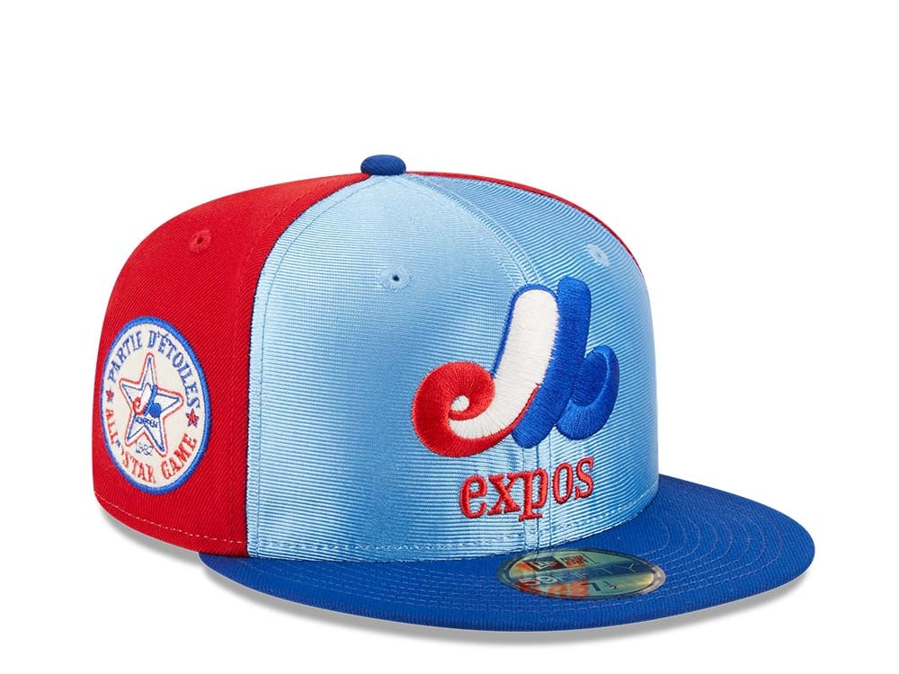 New Era Montreal Expos All Star Game 1982 Powder Blues Sky Throwback Edition 59Fifty Fitted Gorra