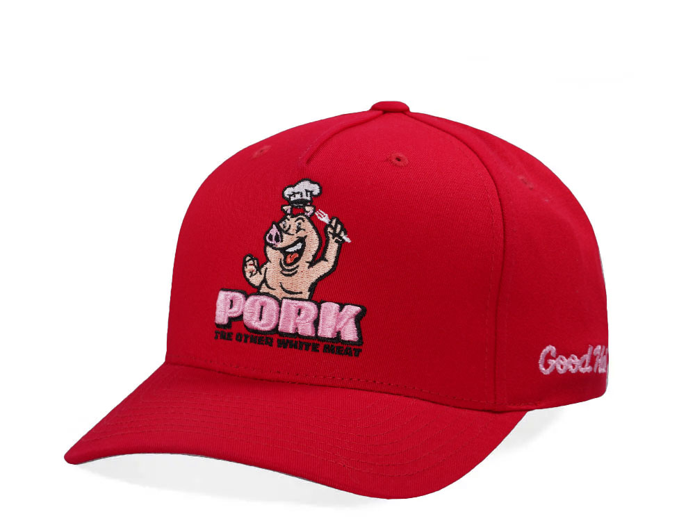 Good Hats Pork Hot Red Edition Snapback Gorra