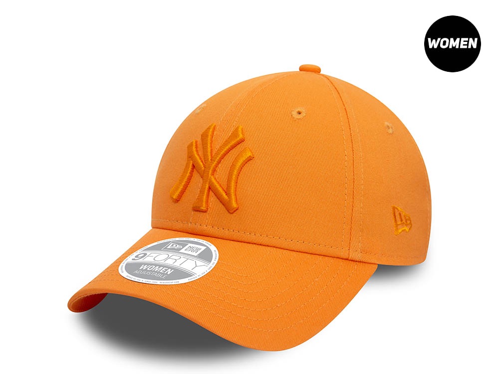 New Era New York Yankees League Pure Orange Womens 9Forty Snapback Gorra