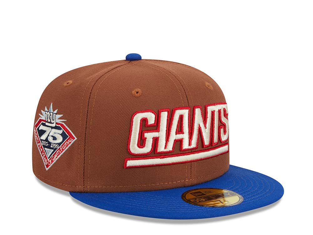 New Era New York Giants 75th Anniversary Harvest Two Tone Edition 59Fifty Fitted Gorra