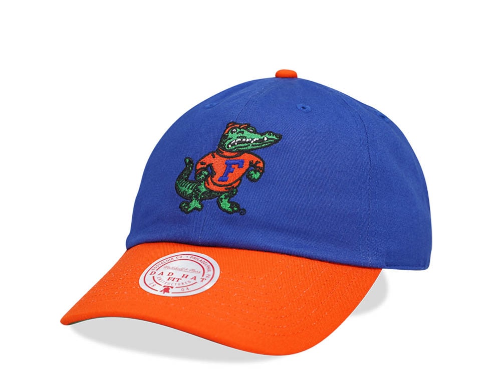 Mitchell & Ness University of Florida Team Two Tone 2.0 Dad Strapback Gorra