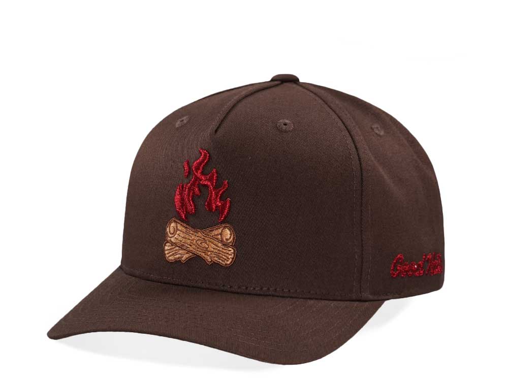 Good Hats Camp Fire Hazel Brown Edition Snapback Gorra