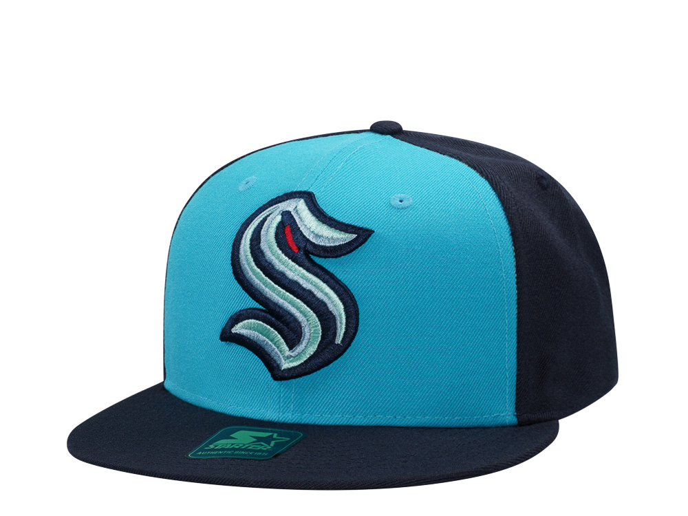 Starter Seattle Kraken Classic Logo Two Tone Snapback Gorra