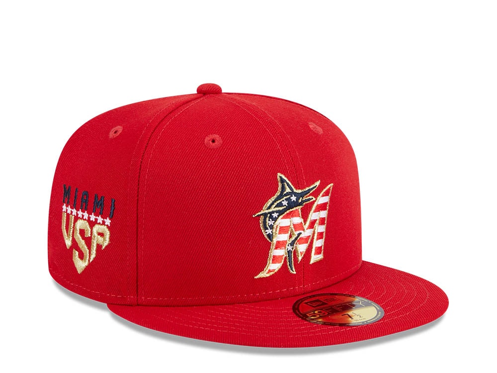 New Era Miami Marlins 4th of July 23 Authentic On-Field 59Fifty Fitted Gorra