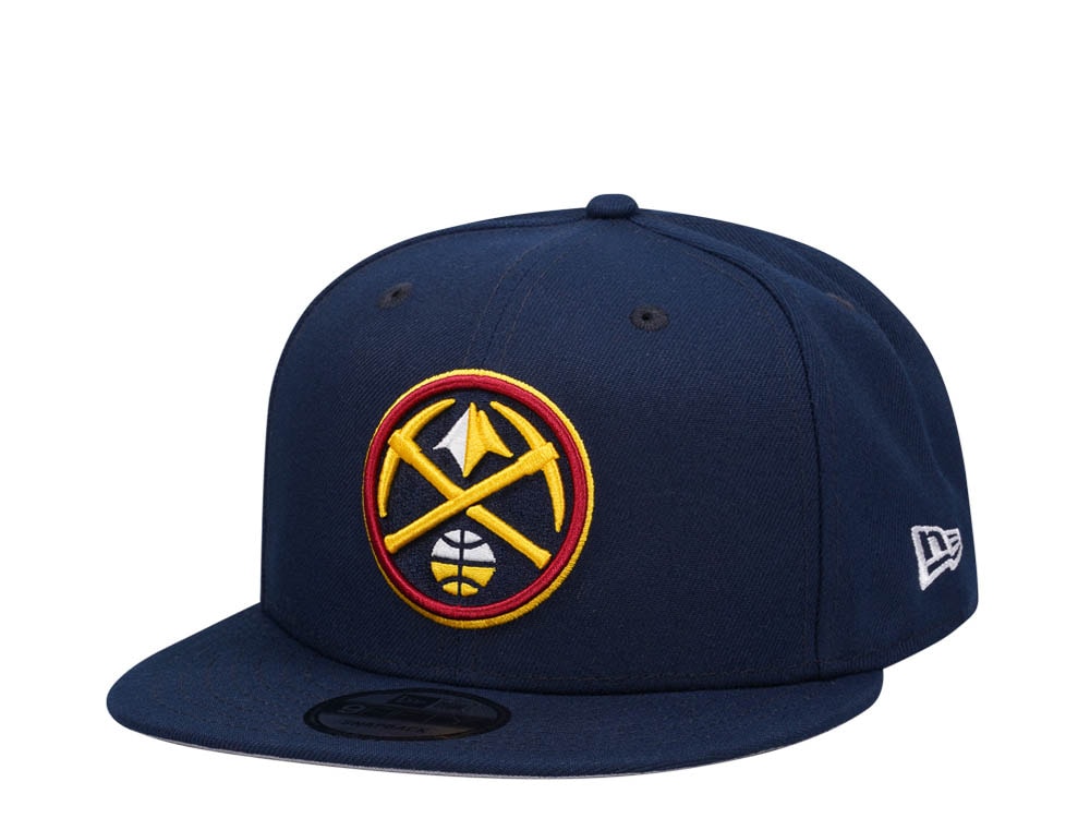 New Era Denver Nuggets Navy Classic Edition 9Fifty Snapback Gorra