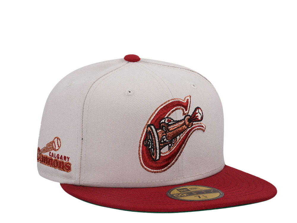 New Era Calgary Cannons Stone Copper Two Tone Edition 59Fifty Fitted Gorra