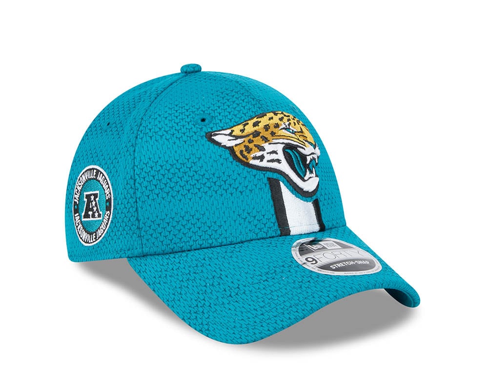 New Era Jacksonville Jaguars Sideline 2024 9Forty Stretch Snapback Casquette