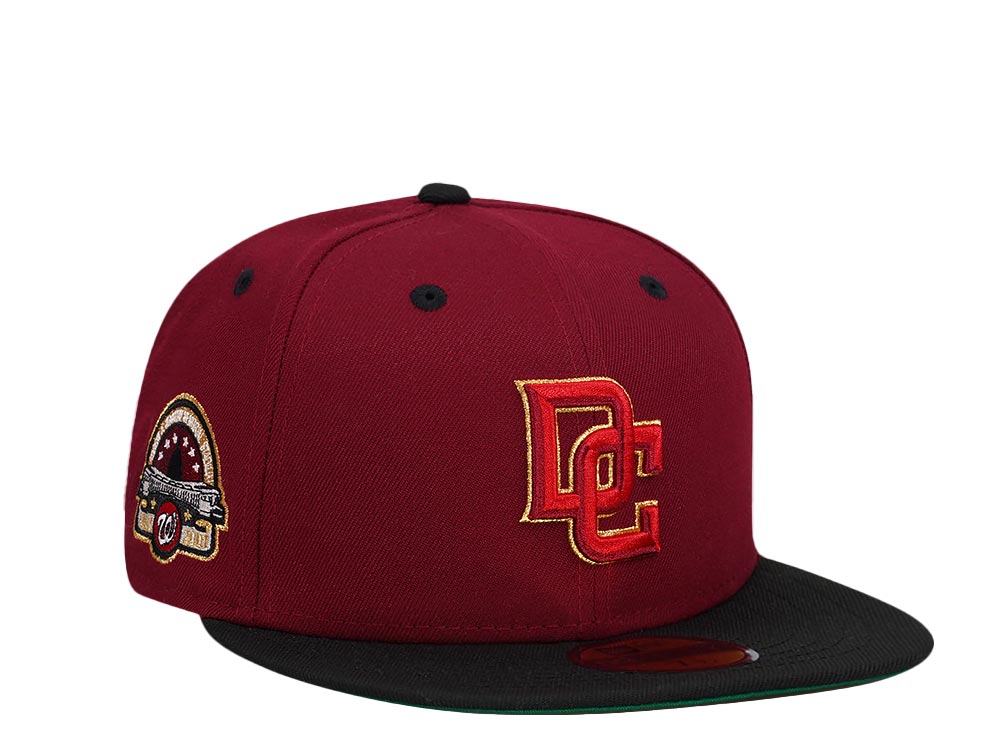 New Era Washington Nationals Stadium Anniversary Smooth Red Two Tone Throwback Edition 59Fifty Fitted Gorra