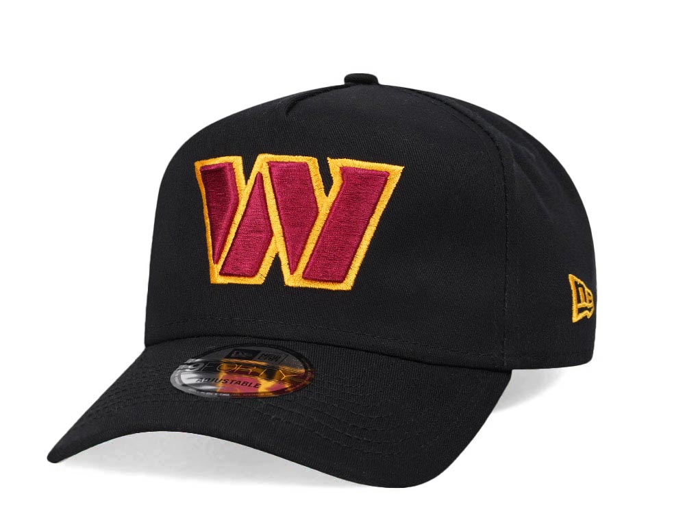 New Era Washington Football Team Black 9Forty A Frame Snapback Gorra