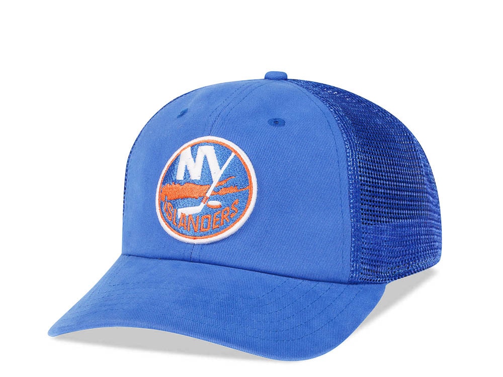 American Needle New York Islanders Blue Trucker Strapback Gorra