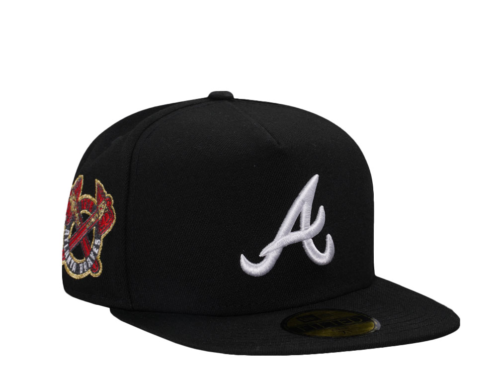 New Era Atlanta Braves Black Edition A Frame 59Fifty Fitted Gorra