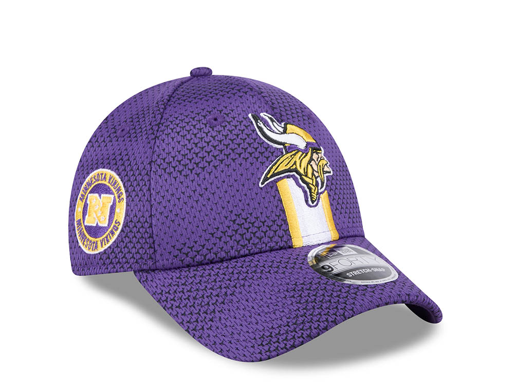 New Era Minnesota Vikings Sideline 2024 9Forty Stretch Snapback Casquette