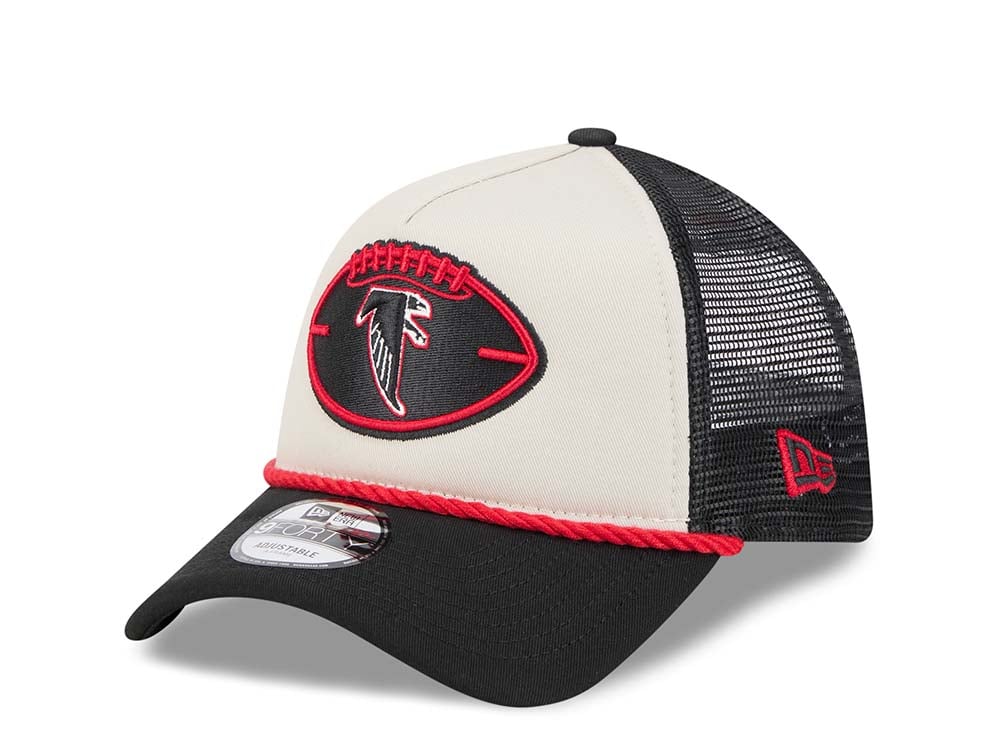 New Era Atlanta Falcons Sideline 2024 9Forty A Frame Trucker Snapback Gorra