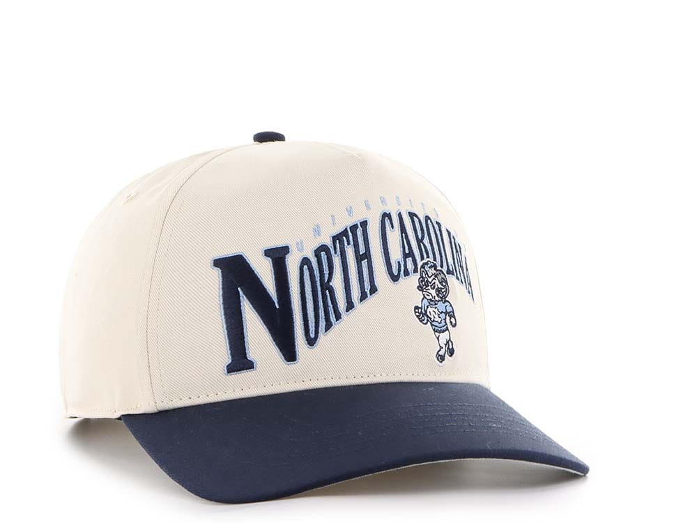 47Brand North Carolina Tar Heelss Natural Wave Hitch Snapback Gorra