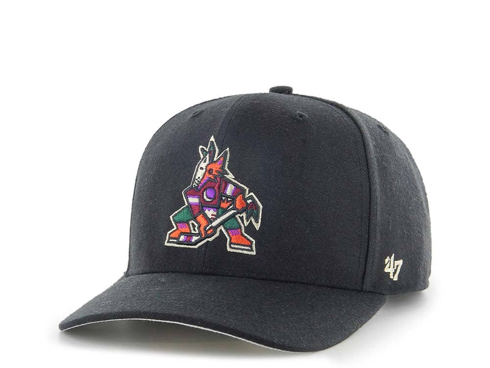 47Brand Arizona Coyotes Classic DP Black Snapback Gorra