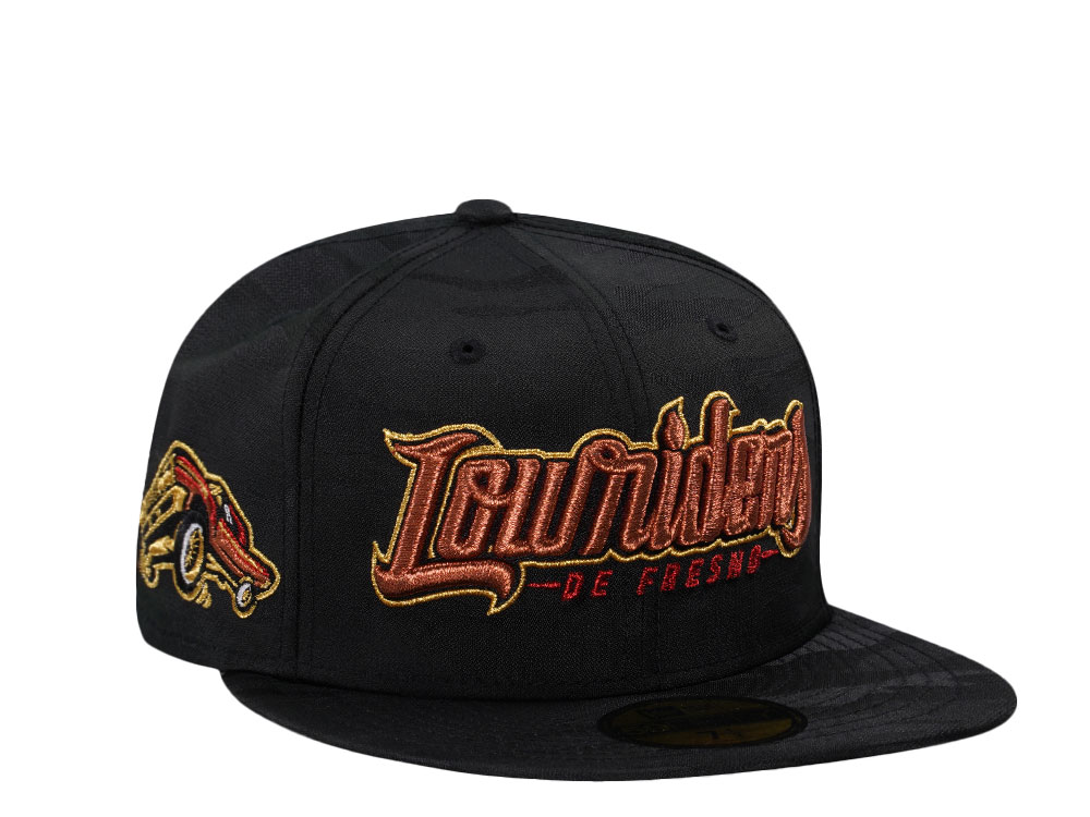 New Era Fresno Grizzlies Lowriders Midnight Camo Edition 59Fifty Fitted Gorra