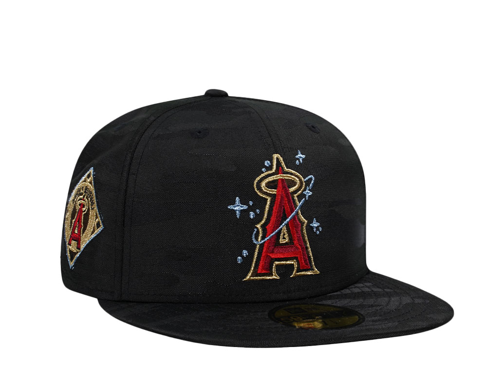 New Era Anaheim Angels Orbit Midnight Camo Prime Edition 59Fifty Fitted Gorra