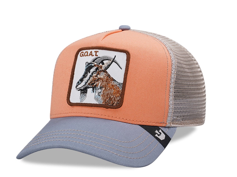 Goorin Bros The Goat Coral Two Tone Trucker Snapback Gorra