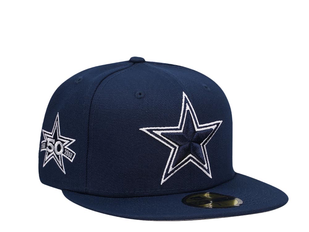 New Era Dallas Cowboys 50th Anniversary Navy Classic Edition 59Fifty Fitted Gorra