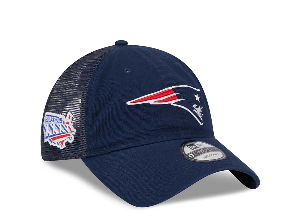 New Era New England Patriots Super Bowl XXXVI Trucker Edition 9Twenty Snapback Gorra