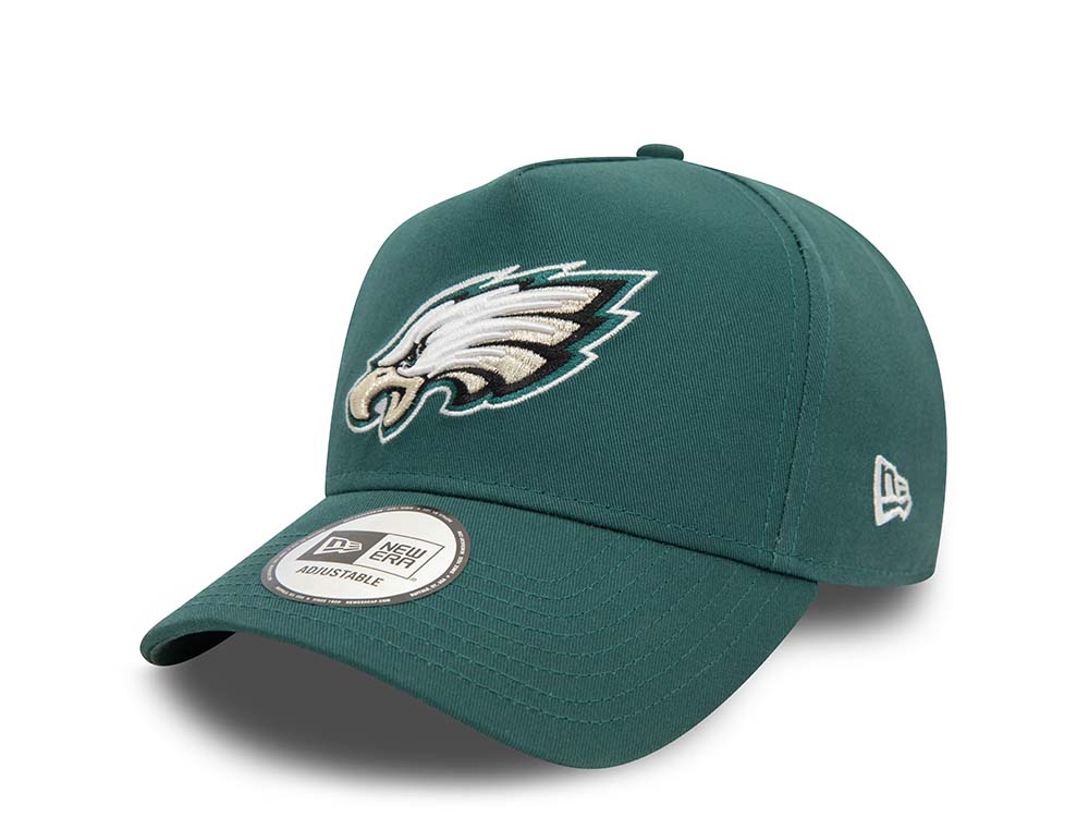 New Era Philadelphia Eagles Dark Green A Frame Snapback Gorra