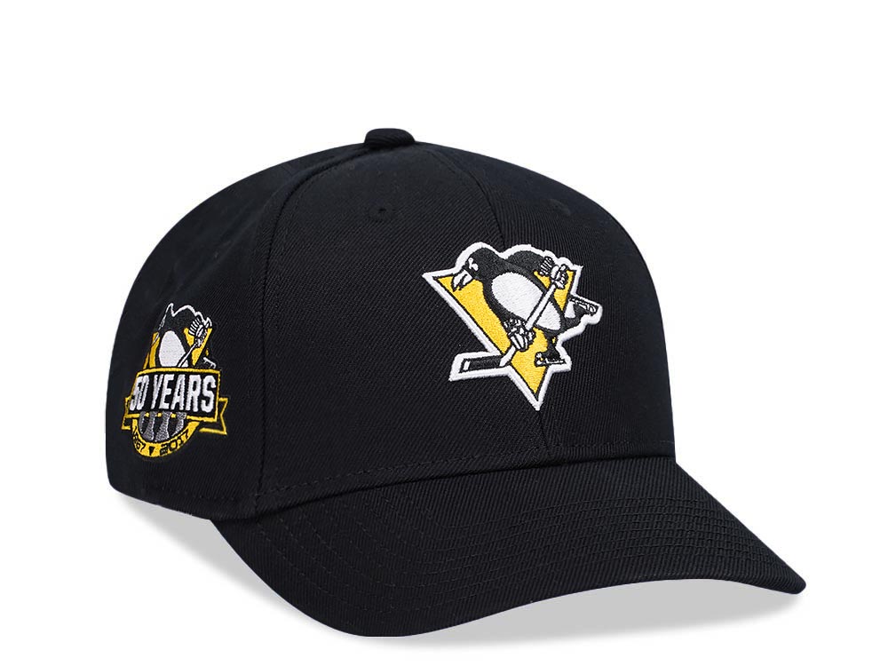 American Needle Pittsburgh Penguins 50 Years Black Snapback Gorra