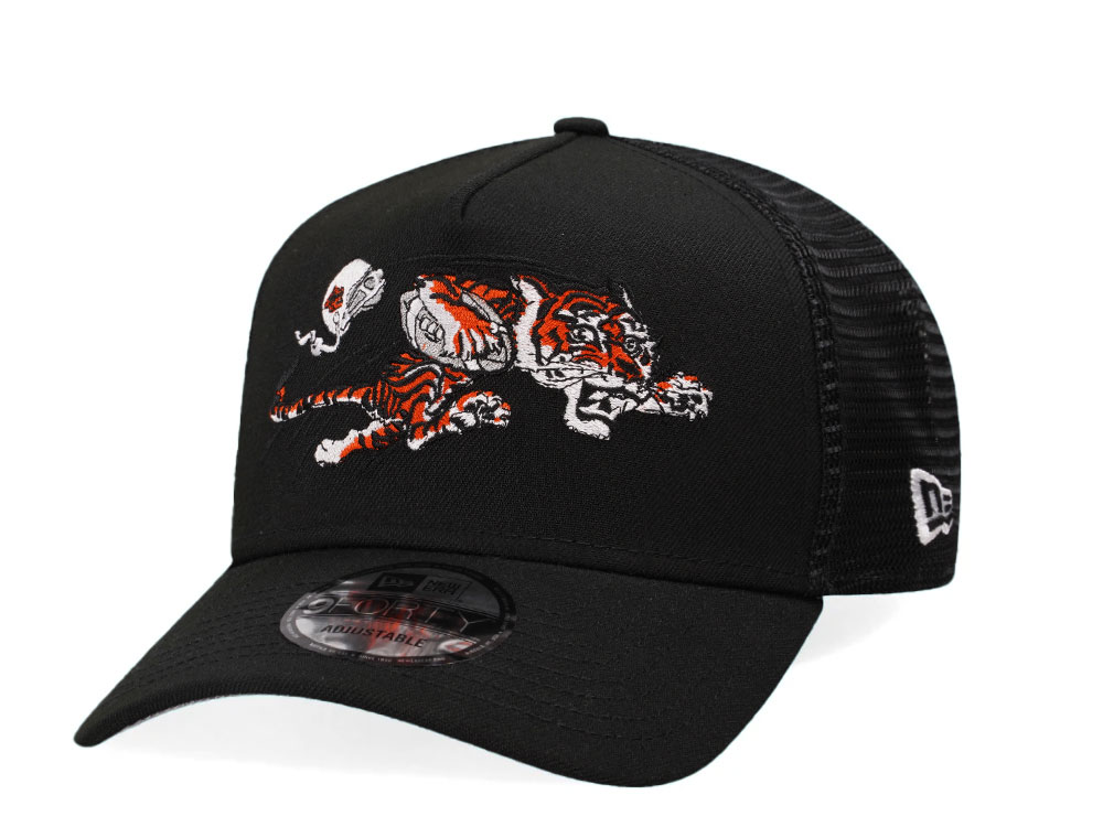 New Era Cincinnati Bengals Black Trucker A Frame 9Forty Snapback Gorra